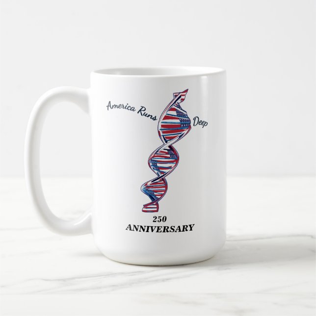 America Runs Deep Coffee Mug (Left)