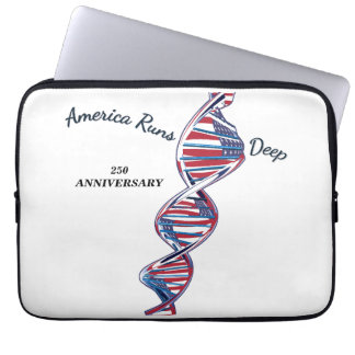 America Runs Deep Laptop Sleeve