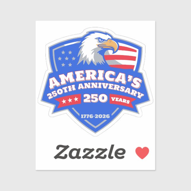 America’s 250th Anniversary Eagle Badge Vinyl (Sheet)