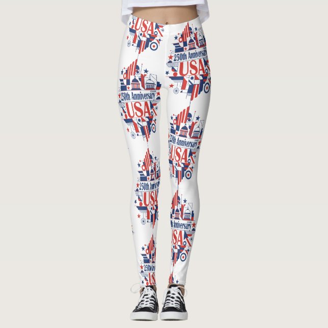 America’s 250th anniversary leggings (Front)