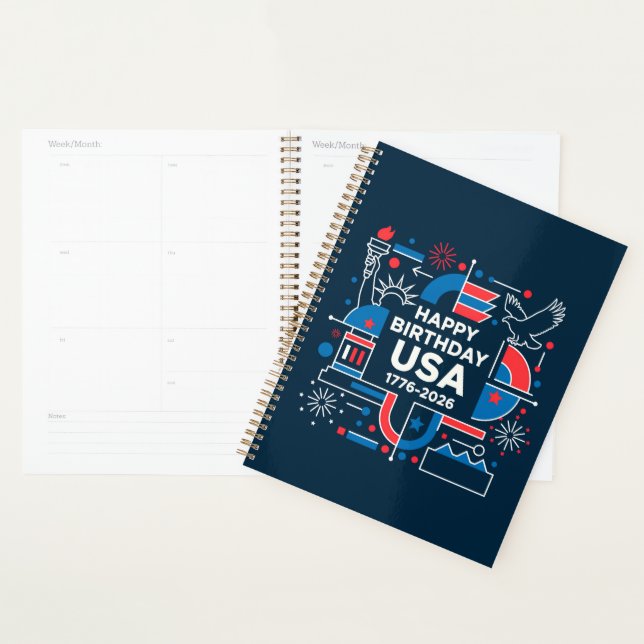 America’s 250th anniversary planner (Display)