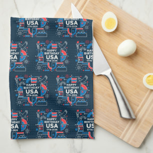 America’s 250th anniversary tea towel