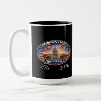 America’s 250th anniversary  Two-Tone coffee mug