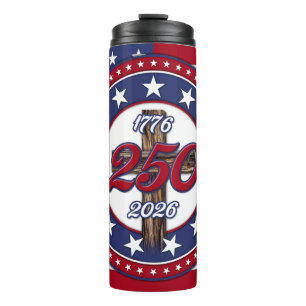 America’s 250th Birthday 1776-2026 Rugged Cross Fl Thermal Tumbler