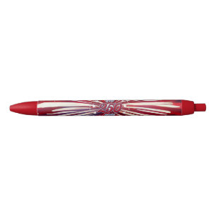 America’s 250th Birthday 1776-2026 RWB Fireworks Black Ink Pen