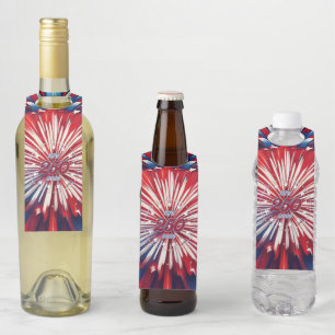 America’s 250th Birthday 1776-2026 RWB Fireworks Bottle Tag