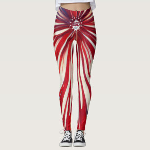America’s 250th Birthday 1776-2026 RWB Fireworks Leggings