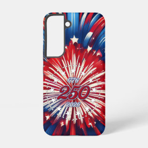 America’s 250th Birthday 1776-2026 RWB Fireworks Samsung Galaxy Case