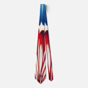 America’s 250th Birthday 1776-2026 RWB Fireworks Tie