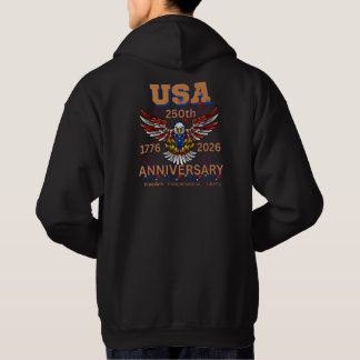  America’s 250th Birthday bald eagle july 4th Hoodie