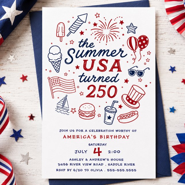 America’s 250th Birthday Bash Invitation (Creator Uploaded)