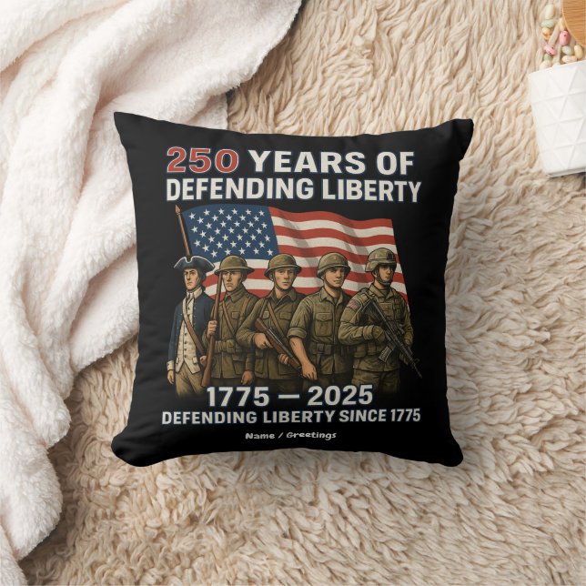 America’s 250th Birthday US Flag Military Parade  Cushion (Blanket)