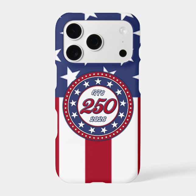 America’s 250th Birthday With USA Flag (Back)