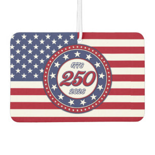 America’s 250th Birthday With USA Flag Car Air Freshener