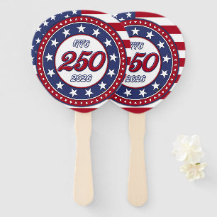 America’s 250th Birthday With USA Flag Hand Fan