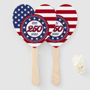 America’s 250th Birthday With USA Flag Hand Fan