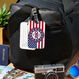 America’s 250th Birthday With USA Flag Luggage Tag