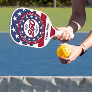 America’s 250th Birthday With USA Flag Pickleball Paddle