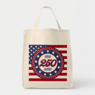 America’s 250th Birthday With USA Flag Tote Bag