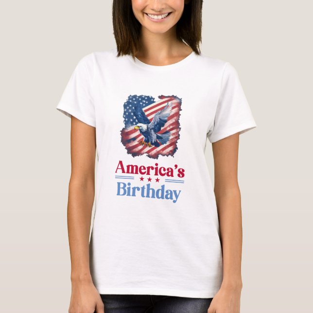 America’s Birthday Eagle T-Shirt (Front)