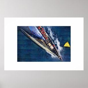 america s cup Sailing, sailboat, sailboat race Poster