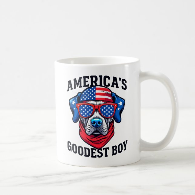 America’s Goodest Boy Dog Coffee Mug (Right)