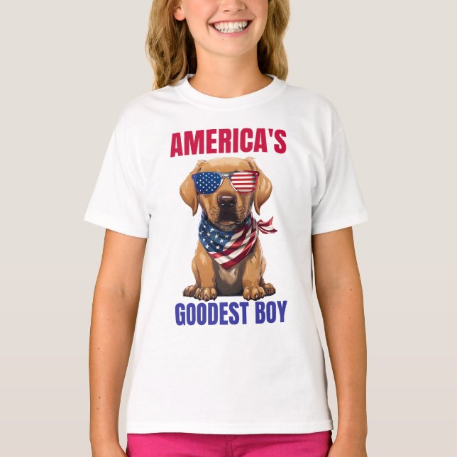 America’s Goodest Labrador T-Shirt (Front)
