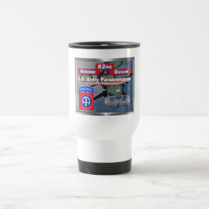 America’s Guardian 82nd Airborne Division Travel Mug