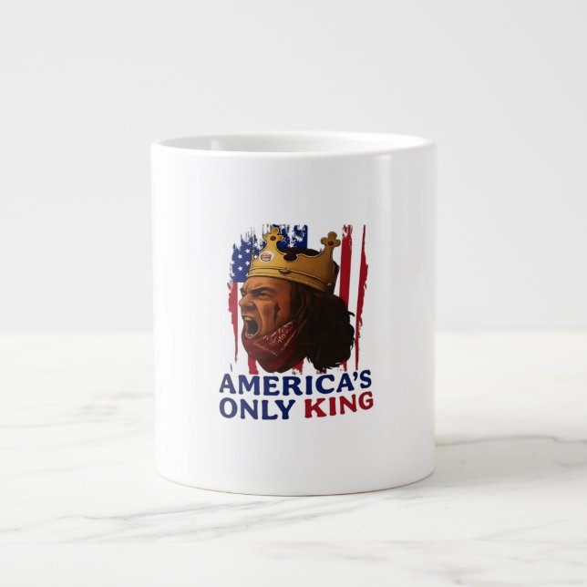 America’s Only King Large Coffee Mug (Front)