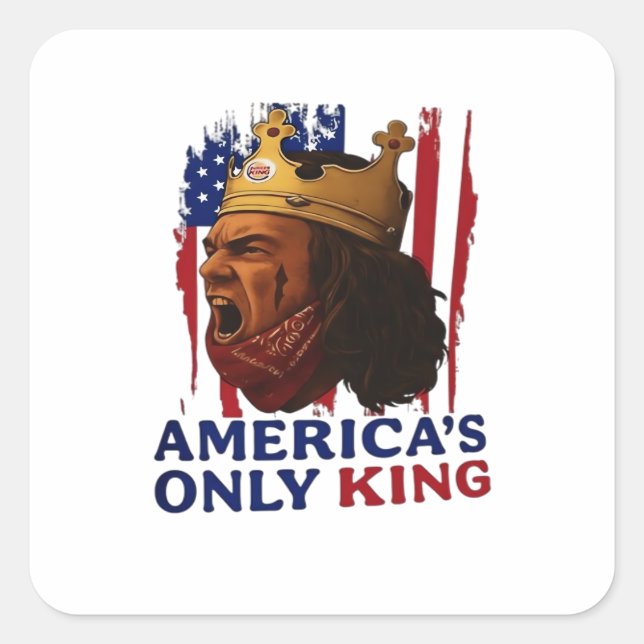 America’s Only King Square Sticker (Front)