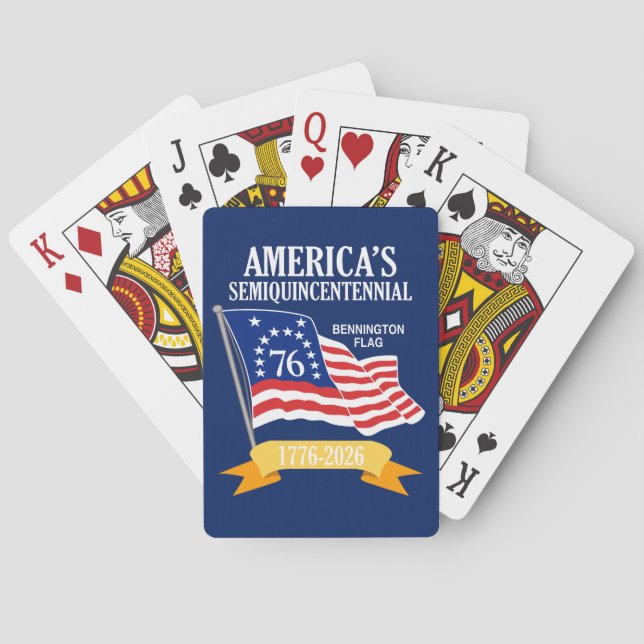 America Semiquincentennial 1776-2026 USA 250 Playing Cards (Back)