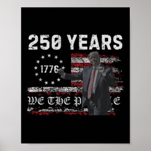 America Semiquincentennial July 4 2026 250 Years O Poster