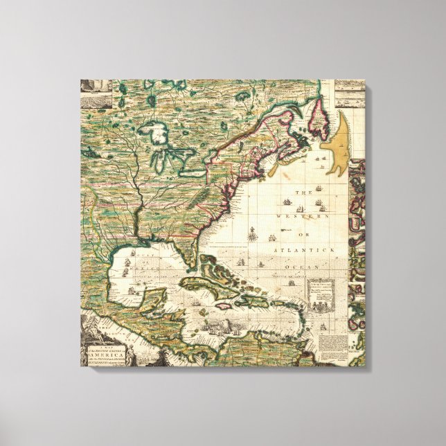 America Septentrionalis Canvas Print (Front)