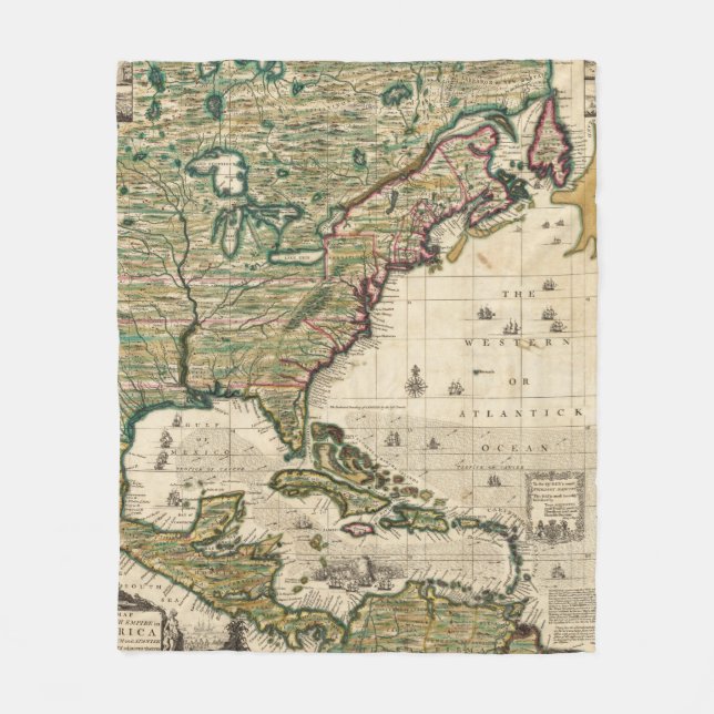 America Septentrionalis Fleece Blanket (Front)