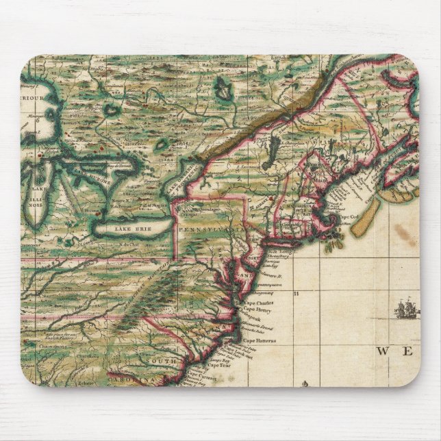 America Septentrionalis Mouse Mat (Front)