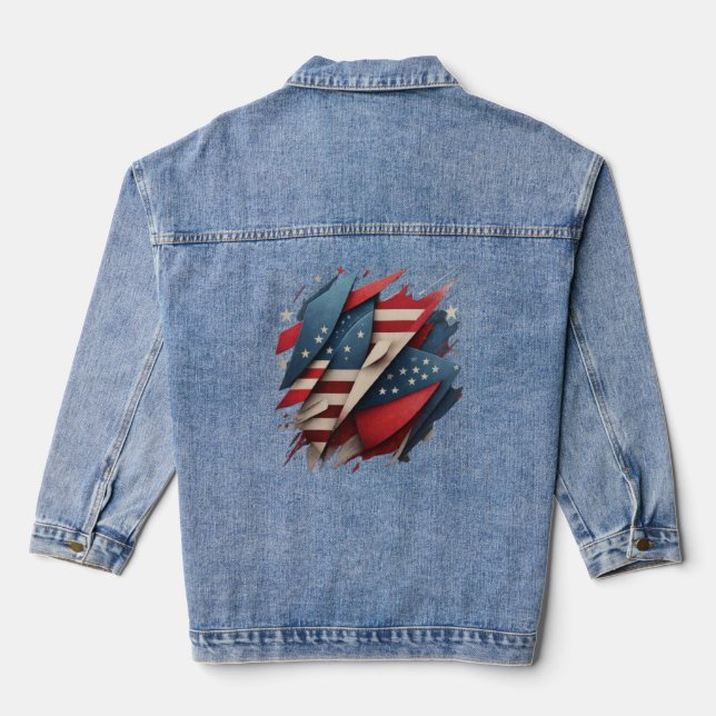 America shirts denim jacket (Back)