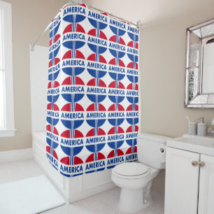 AMERICA SHOWER CURTAIN