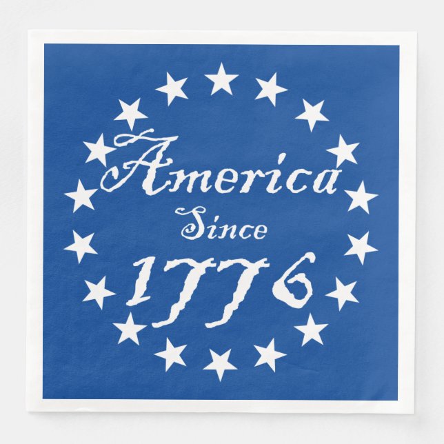 America Since 1776 Napkin (Front)