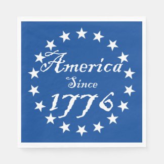 America Since 1776 Napkin