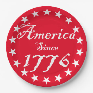 America Since 1776 Paper Plate