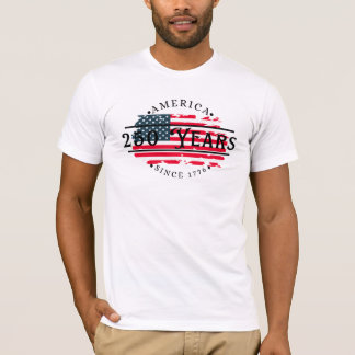 America Since 1776 with American Flag Men's T-Shirt