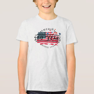 America Since 1776 with American Flag/Stars Tri-Blend Shirt