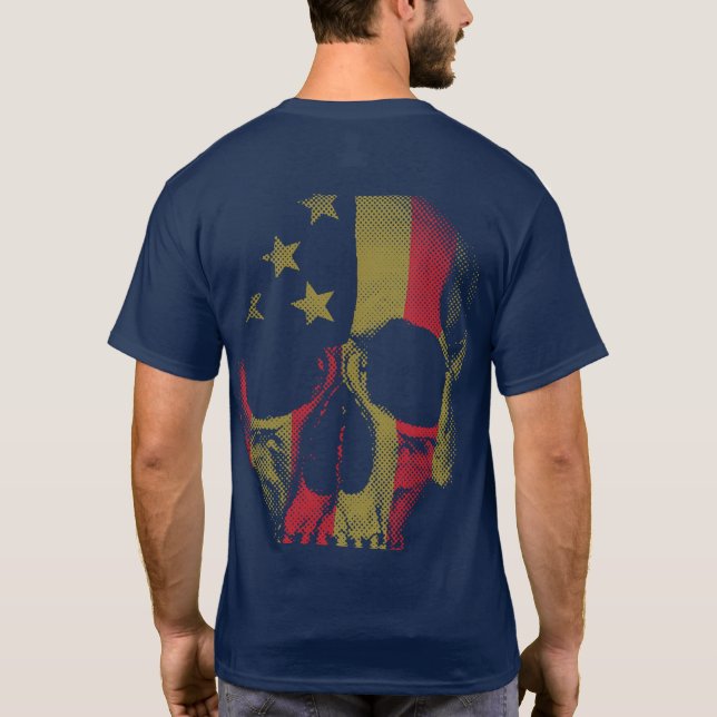 america skull T-Shirt (Back)