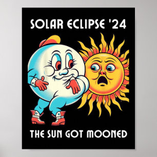 America Solar Eclipse 2024 4.08.24 The Sun Got Moo Poster