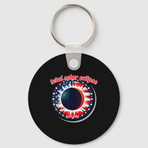 America solar eclipse texas 4.8.24 total solarAmer Key Ring