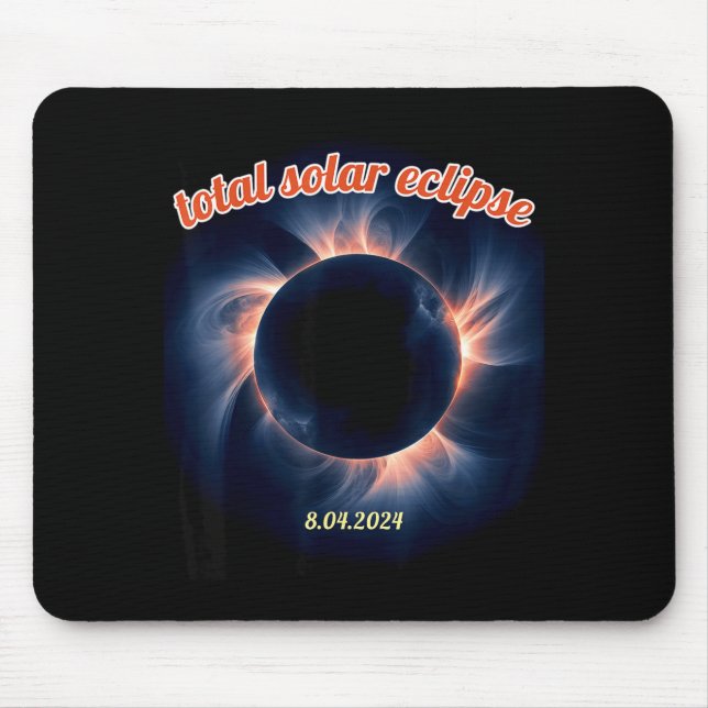 America solar eclipse texas 4.8.24 total solarAmer Mouse Mat (Front)