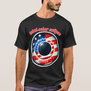 America solar eclipse texas 4.8.24 total solarAmer T-Shirt