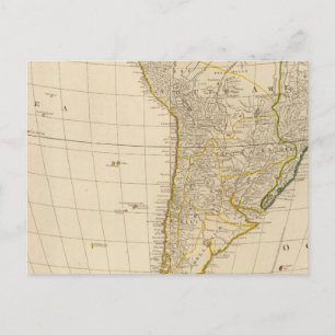 America south postcard
