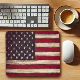 America! Stars and Stripes Mouse Mat