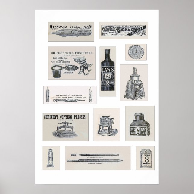 America Stationer 1881 Poster (Front)